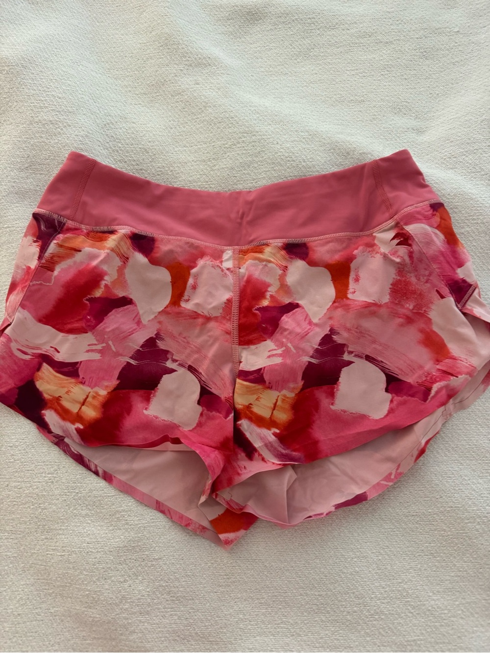 Athleta Coral Pink Athletic Shorts